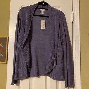 NWT Chico's Purple Cardigan